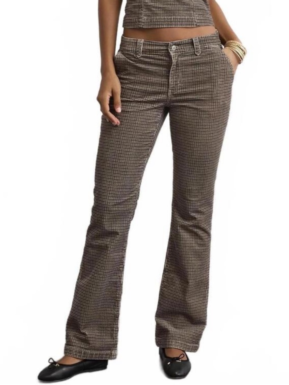 AE Stretch Corduroy Mid-Rise Classic Bootcut Pant - Size 10